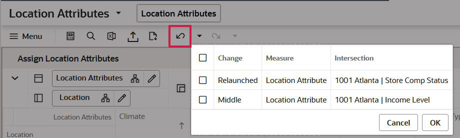 Undo Button