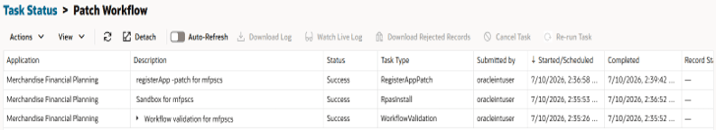 Task Results
