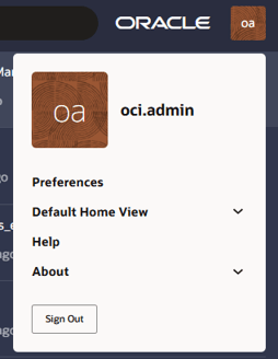 User Preference Module Access