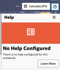 Contextual Help Icon