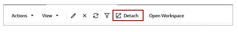 Detach Manage Workspaces