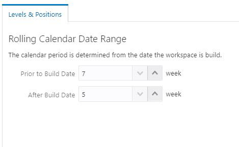 Rolling Calendar Date Range