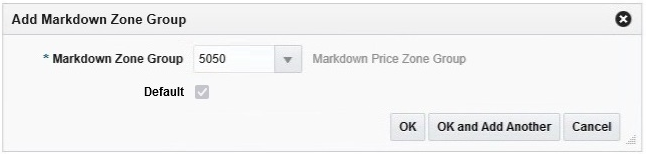 Add Markdown Zone Group Window