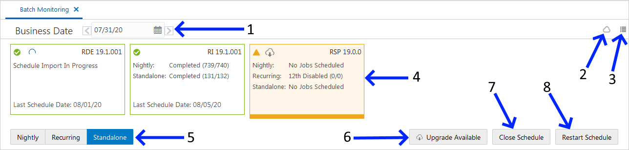 Batch Monitoring Header — Labeled