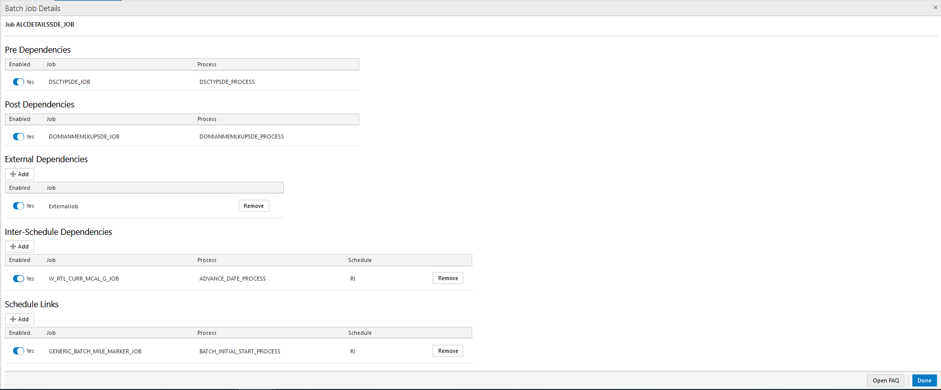 Batch Job Details Batch Job Details