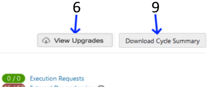 Additional Buttons in the Batch Monitoring Header — Labeled Additional Buttons in the Batch Monitoring Header — Labeled
