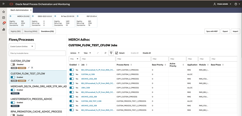 Enable the Custom Flow Enable the Custom Flow