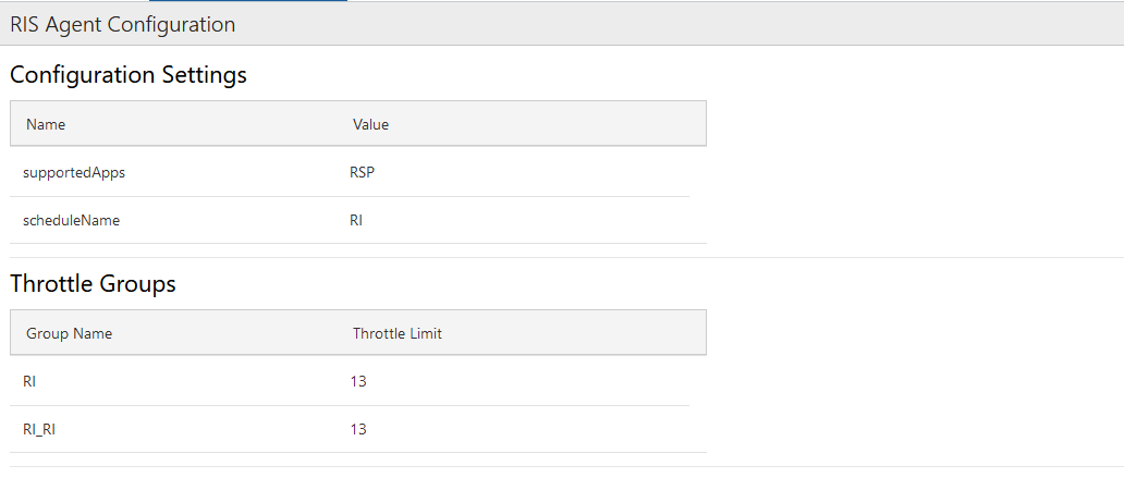 Job Agent Configuration Window Job Agent Configuration Window