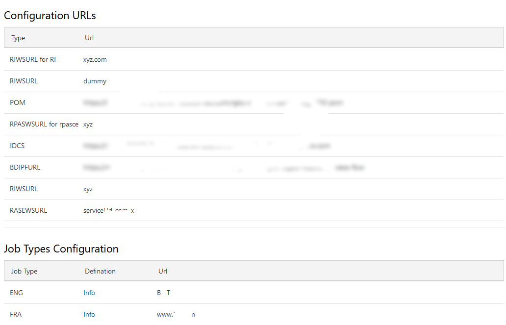 Job Agent Configuration Window Job Agent Configuration Window