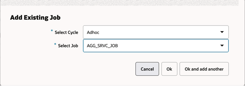 Add Existing Job