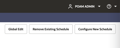 Remove Existing Schedule Button