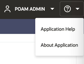 Application Help Menu