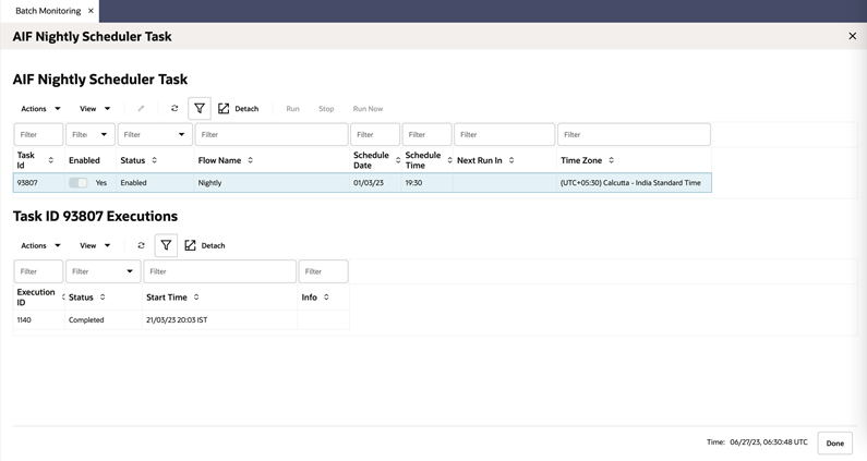 Nightly Scheduler Task Window