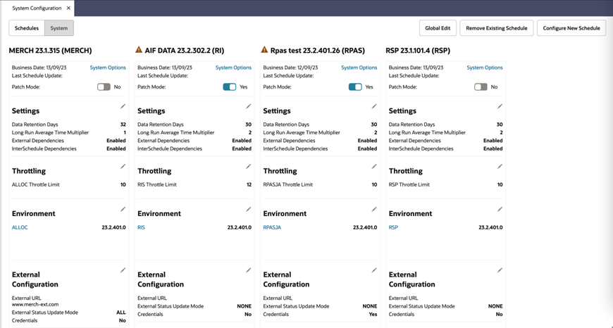 System Configuration