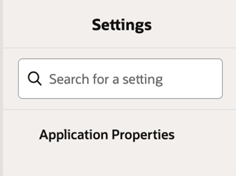 Settings on Navigation Bar