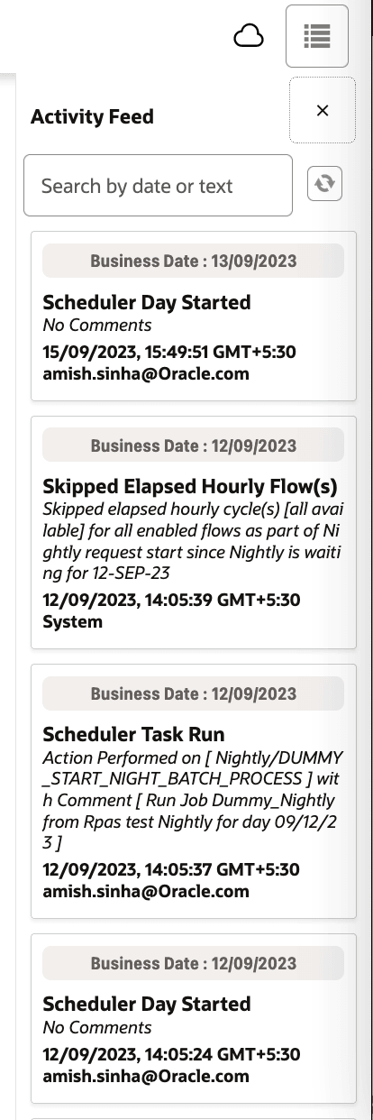 Activity Feed Activity Feed