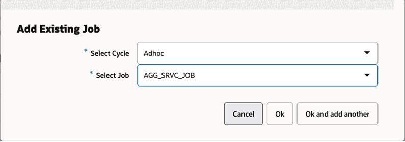 Add Existing Job