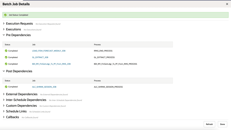 Batch Job Details – Continued Batch Job Details – Continued