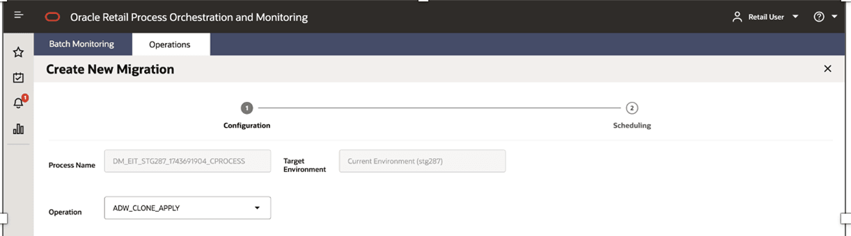 Create New Migration – Configuration – ADW Cloning Create New Migration – Configuration – ADW Cloning