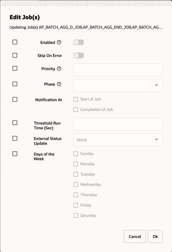 Edit Nightly Batch Window for Multiple Jobs Edit Nightly Batch Window for Multiple Jobs