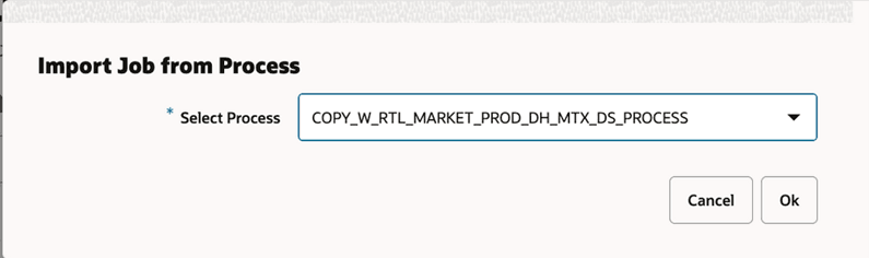 Import Job from Process