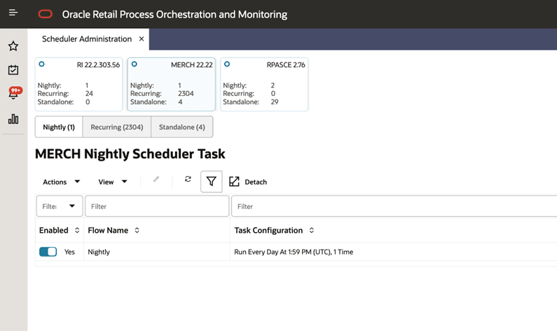 Nightly Scheduler Task Administration Nightly Scheduler Task Administration