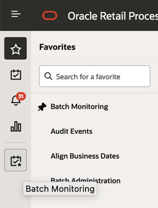 Pinned Favorite in Navigation Bar Pinned Favorite in Navigation Bar