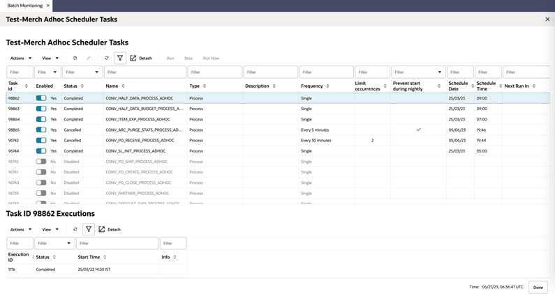 Standalone Scheduler Tasks Window Standalone Scheduler Tasks Window