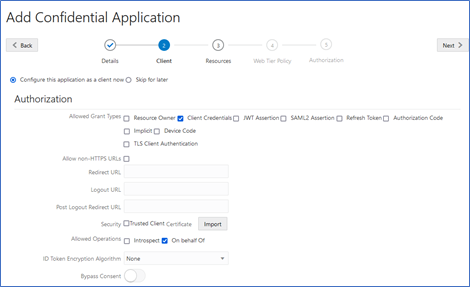 This image shows OAuth.