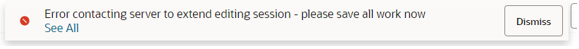 This image show a warning message box.
