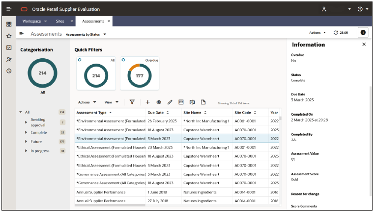 This image shows the JET UI List Views.