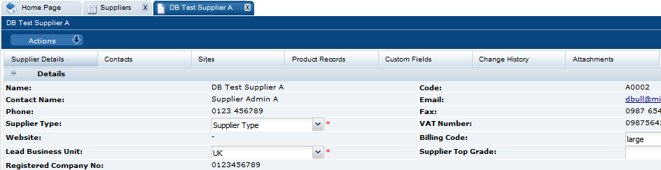 This figure shows the Custom Fields tab. This figure shows the Custom Fields tab.