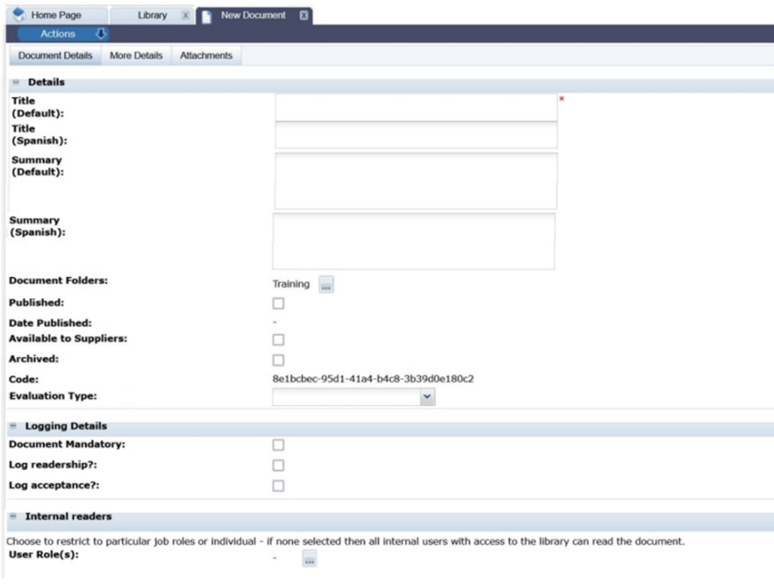 This figure shows the New Document tab. This figure shows the New Document tab.