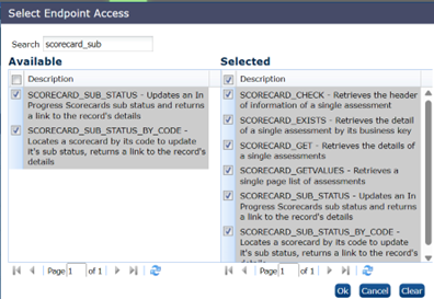 This image shows the Select Endpoint Access.