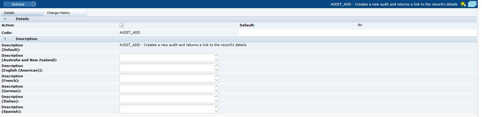 This figure shows the Endpoint Access Details page. This figure shows the Endpoint Access Details page.
