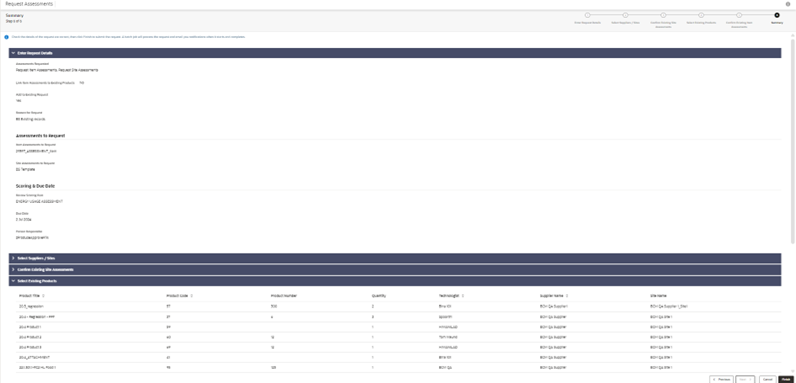 This figure shows the confirmation page.