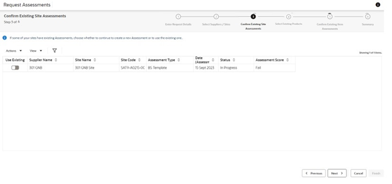 This figure shows the confirmation page.