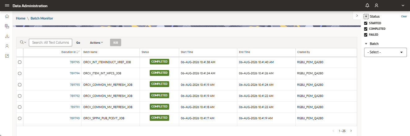 Batch Monitor