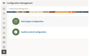 This image shows the Configuration Management screen.