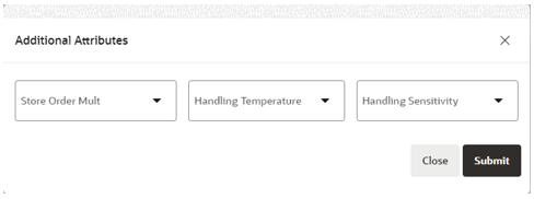 This image shows the Additional Attributes screen.
