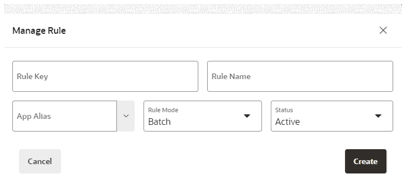 This image shows the Manage Rule dialog box.