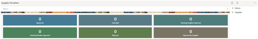 This image shows the Supplier Penalties screen.
