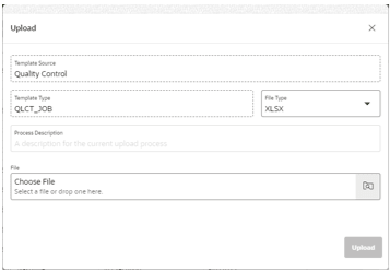 This image shows the Upload dialog box.