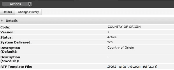 This figure shows the Report Template Details. This figure shows the Report Template Details.