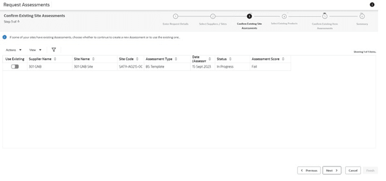 This figure shows the confirmation page.