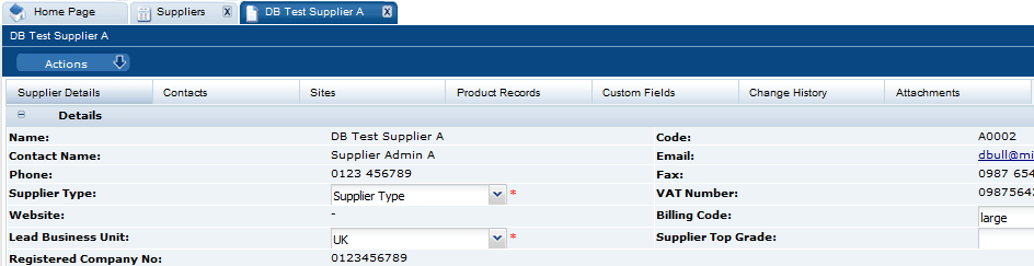 This figure shows the Custom Fields tab. This figure shows the Custom Fields tab.
