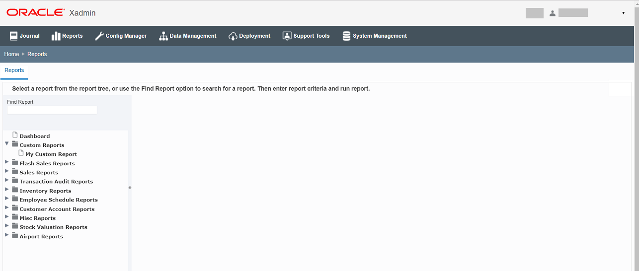 Report Tree Structure