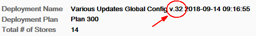 Example for Version in Deployment Name