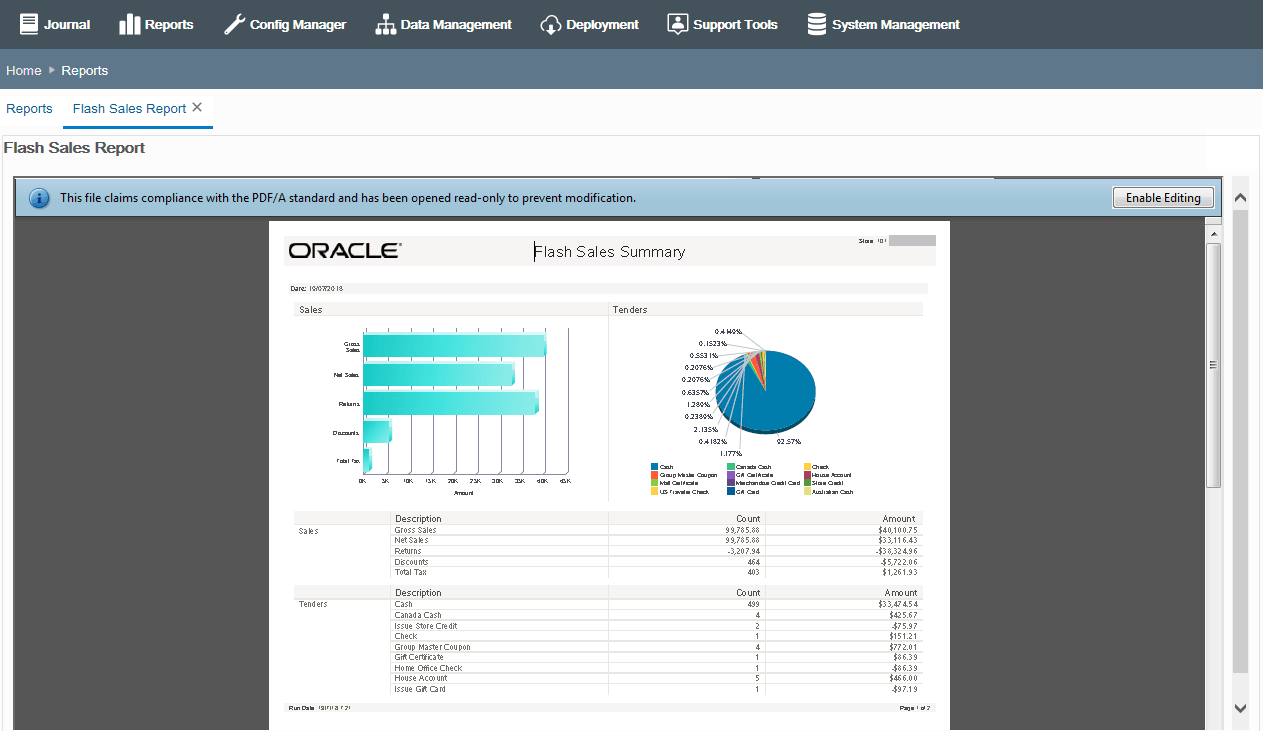 Flash Sales Report Example Flash Sales Report Example