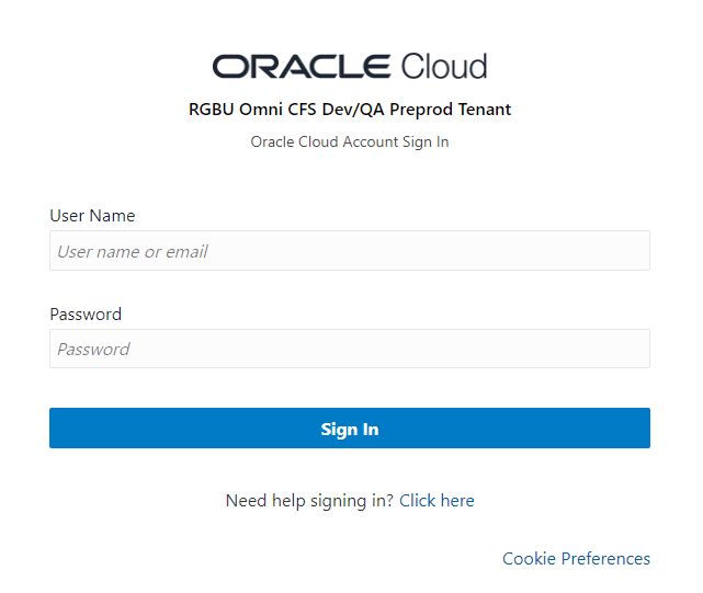 Log In - IDCS